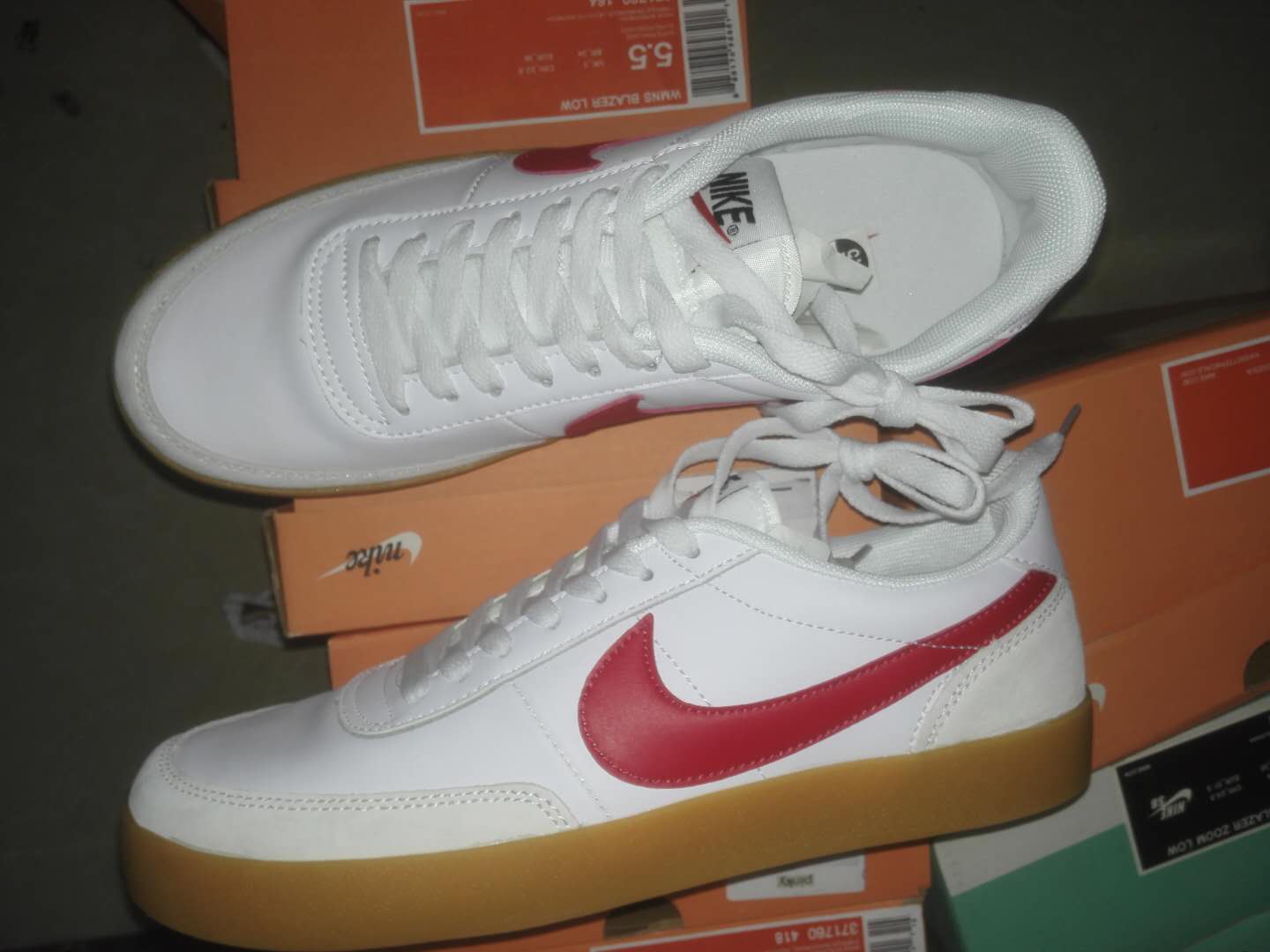 Women Nike Killshot 2 Leather White Red Shoes